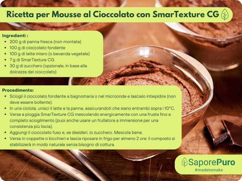 SmarTexture CG - Gelatina ad azione istantanea, uso a freddo, con fibre strutturanti - Attivazione a freddo