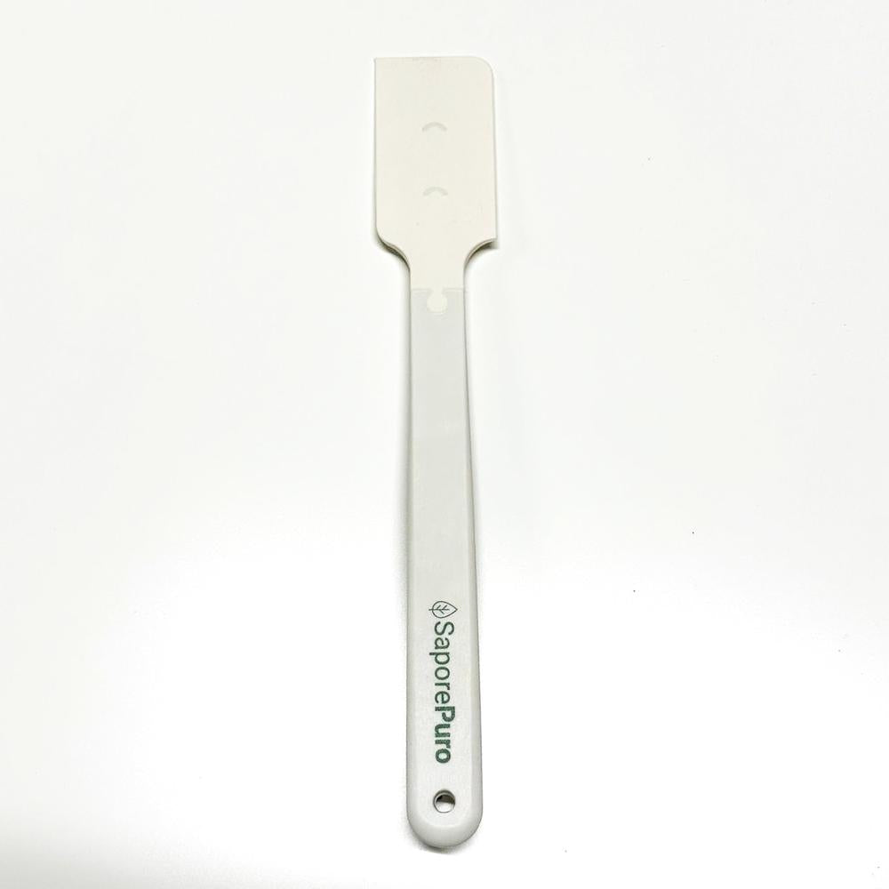Spatola in gomma SaporePuro da 33 cm, utensile da cucina in plastica resistente per cucinare e mescolare.