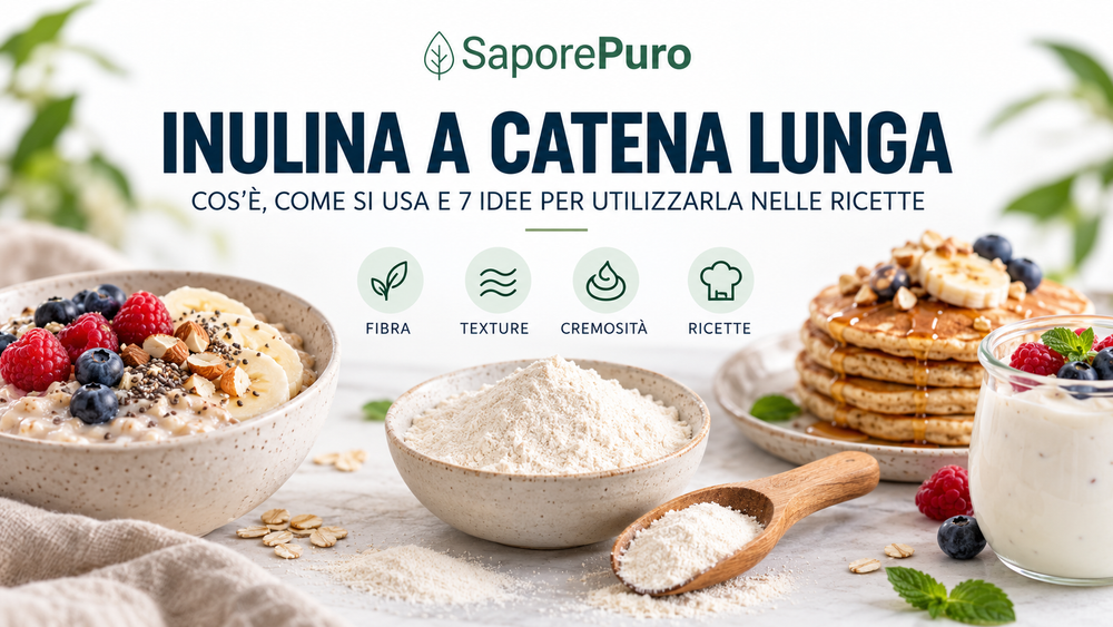Inulina a catena lunga: cos’è, come si usa e 7 idee per utilizzarla nelle ricette