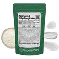 Alginate di propilenglicole SaporePuro, ingrediente per cucina e forno, in confezione da 50 grammi, visibile nella foto.