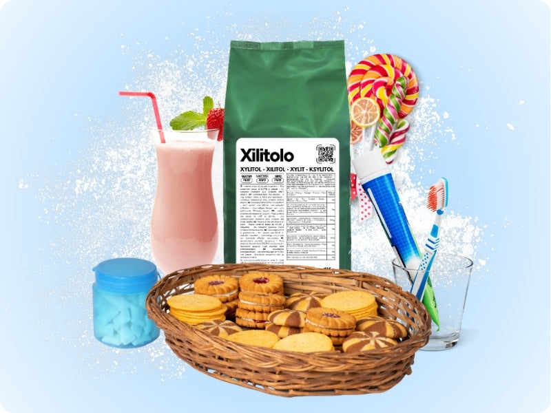 Xilitolo da Betulla - 1kg - Dolcificante Naturale con meno Calorie - SaporePuro