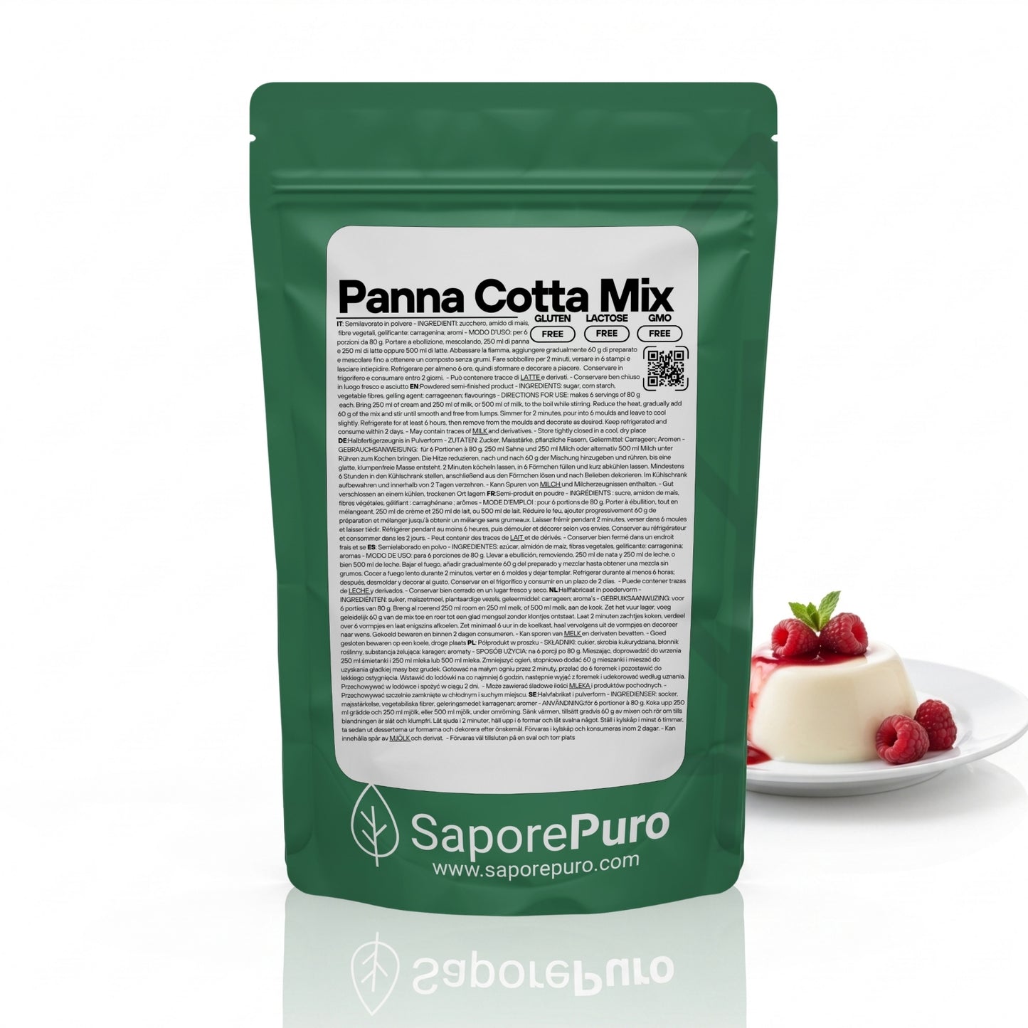Panna Cotta Mix – Pulverförmiges Halbfertigprodukt für Panna Cotta