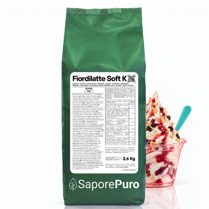 Fiordilatte Soft K – Basis für Soft-Eiscreme 2,6 kg