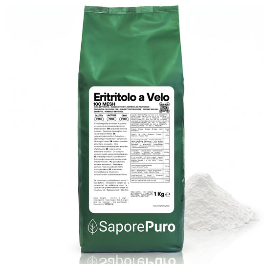 Eritritolo a Velo 100mesh  - 1kg - Dolcificante 0kcal