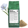 Fibra di semi di lino SaporePuro, addensante naturale per gelati, dolci e salse, senza additivi chimici, alternativa "E" pulita.