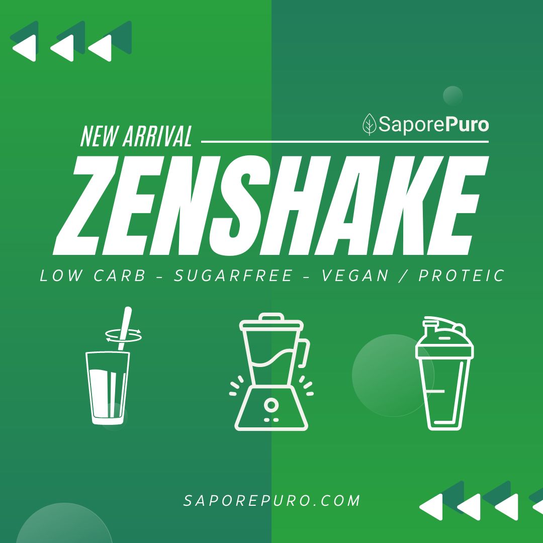 ZenShake il Preparato per yogurt o Shake Vegan e Keto - 250gr ( 5 porzioni da 50gr)