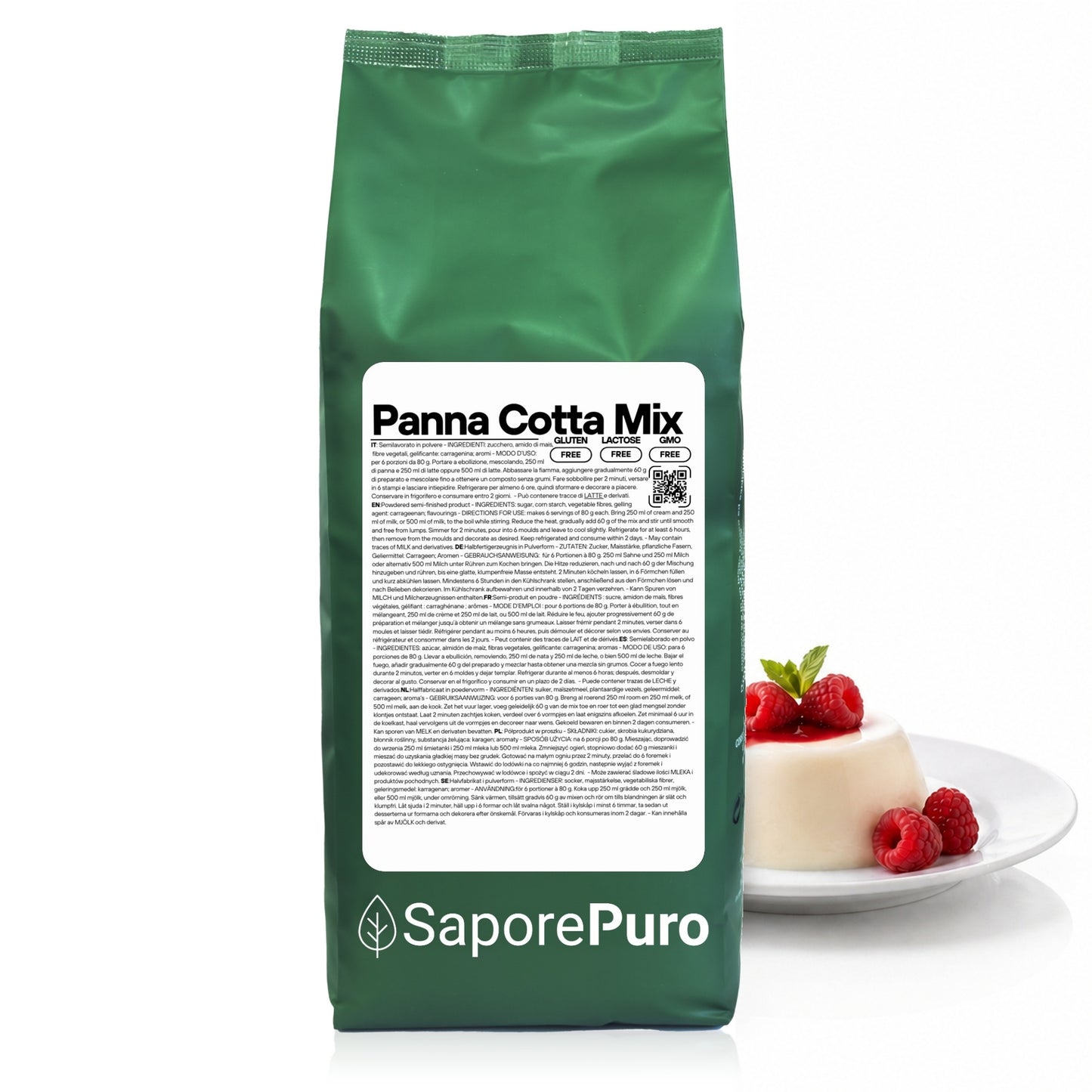Panna Cotta Mix – Pulverförmiges Halbfertigprodukt für Panna Cotta