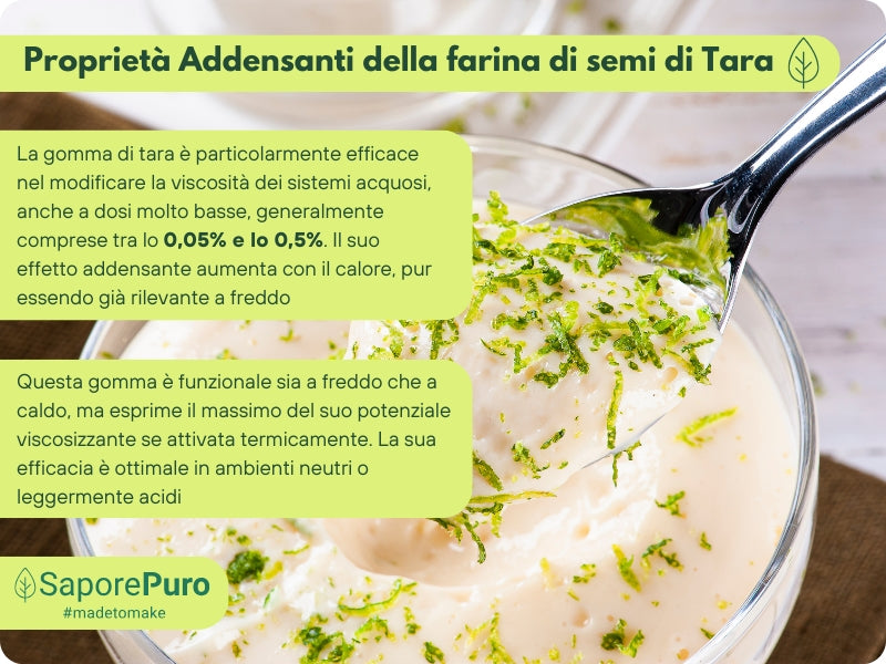 Farina di Semi di Tara - Gomma di Tara - Origine Perù - E417 - Confezionato in Italia - SaporePuro