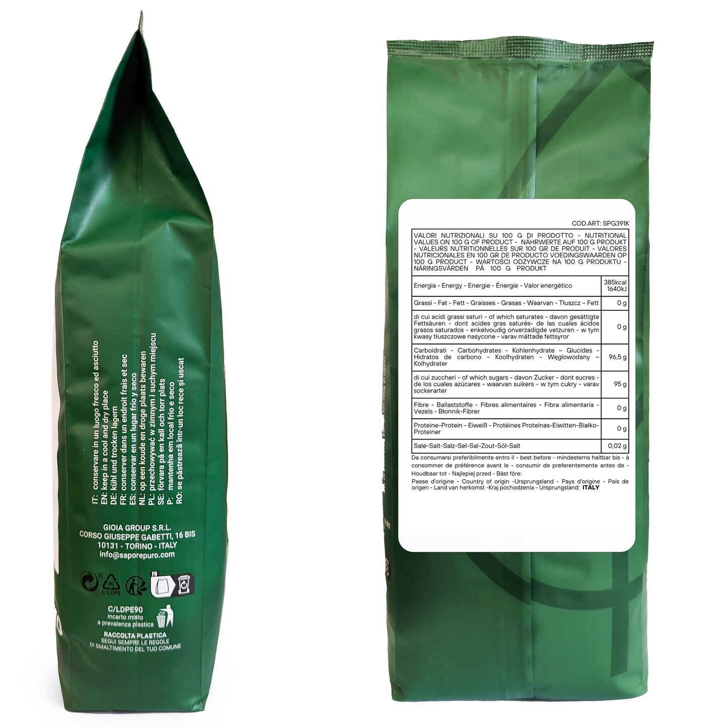 Sciroppo di glucosio in polvere 38-39DE - 1 kg - SaporePuro