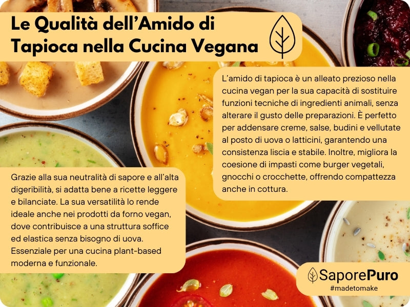 Amido di Tapioca Nativo SaporePuro: Scopri il Segreto di una Cucina Perfetta! - SaporePuro