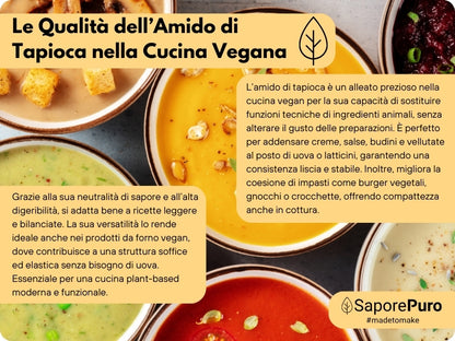Amido di Tapioca Nativo SaporePuro: Scopri il Segreto di una Cucina Perfetta! - SaporePuro
