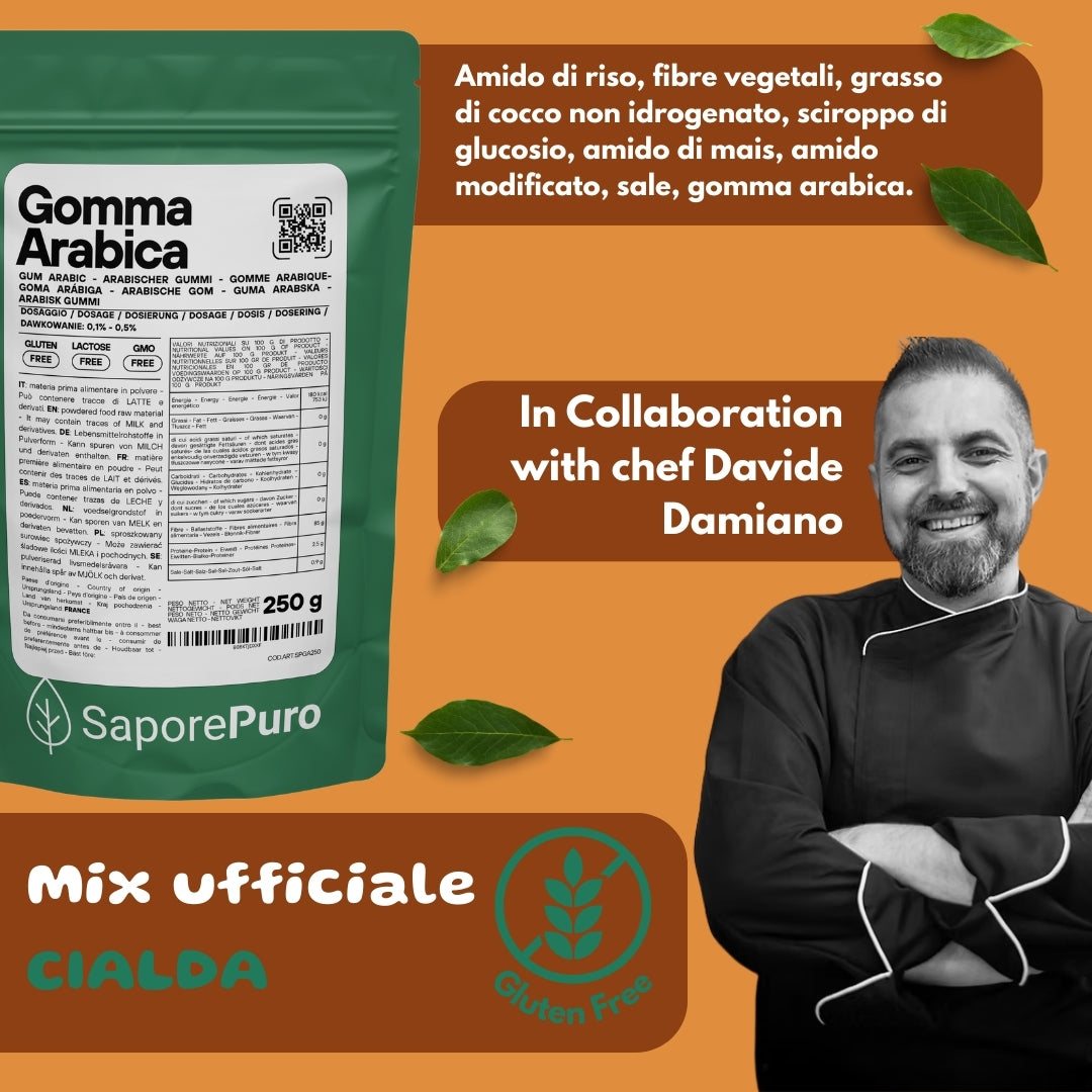 Mix per Cialde Gluten Free – Croccantezza e leggerezza perfette - 250g - SaporePuro