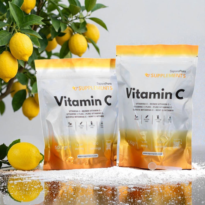 Vitamin C - Pure Ascorbic Acid - Food Supplement - SUPPLEMENTS