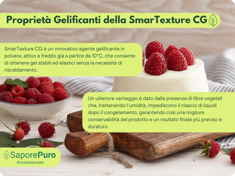 SmarTexture CG - Gelatina ad azione istantanea, uso a freddo, con fibre strutturanti - Attivazione a freddo