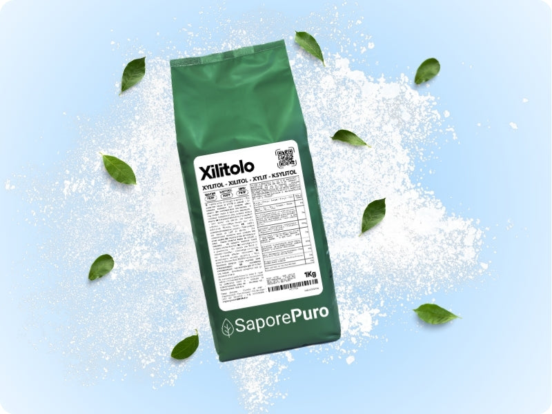 Xilitolo da Betulla - 1kg - Dolcificante Naturale con meno Calorie - SaporePuro