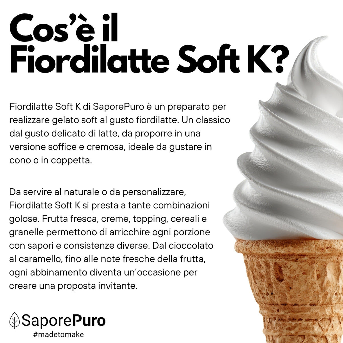 Fiordilatte Soft K – Basis für Soft-Eiscreme 2,6 kg