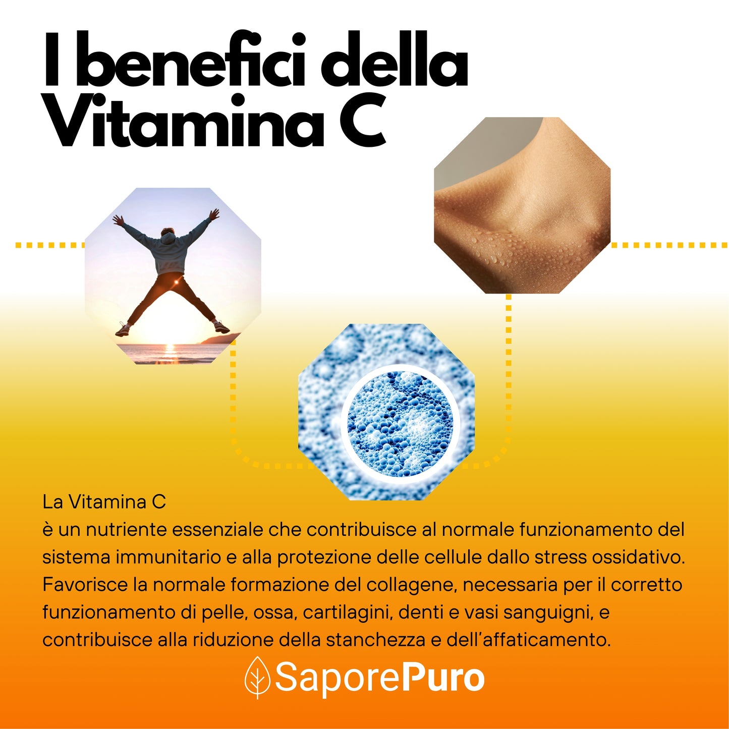 Vitamin C - Acido Ascorbico Puro - Integratore Alimentare - SUPPLEMENTS - SaporePuro