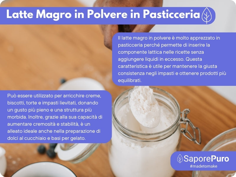 Latte Magro in Polvere - 1kg - Origine E.U. - SaporePuro