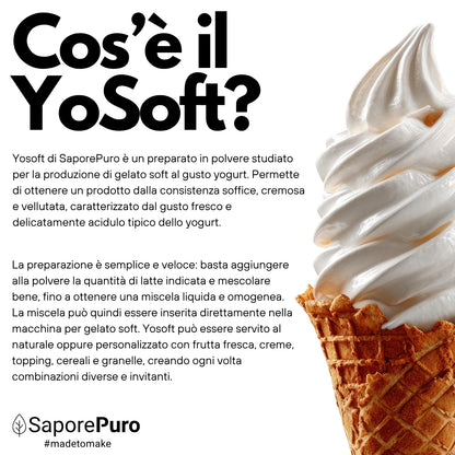 YoSoft - Base para Gelato Yogurt Soft - 2,1kg