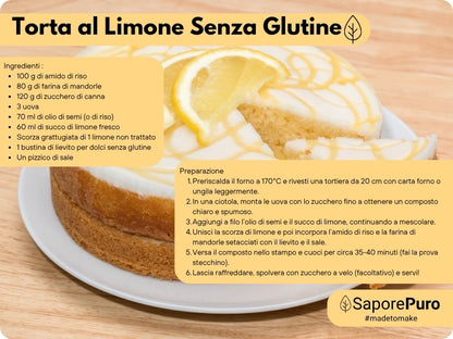 Amido di riso - Amido Nativo 100% Origine Italia - SaporePuro