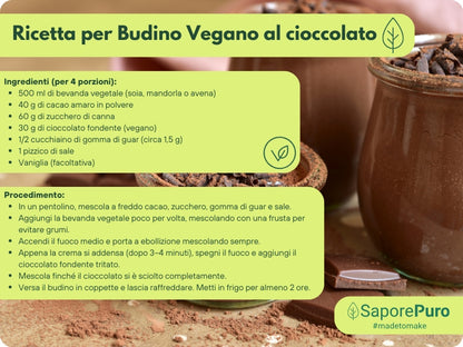 Farina di Semi di Guar (E412)  - Origine India - Confezionato in Italia - SaporePuro