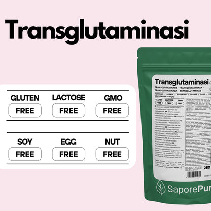 Transglutaminasi in polvere – Enzima per applicazioni alimentari professionali - SaporePuro