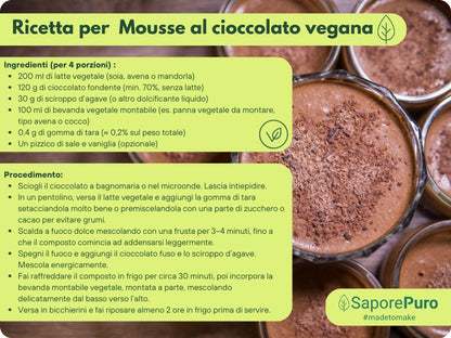 Farina di Semi di Tara - Gomma di Tara - Origine Perù - E417 - Confezionato in Italia - SaporePuro