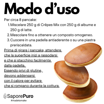 Mezcla de Crêpes Sin Gluten | SaporePuro