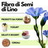 Fibra di semi di Lino  - Addensante Naturale - Sostituto "E" Clean Label - Per gelati, dolci e salse.