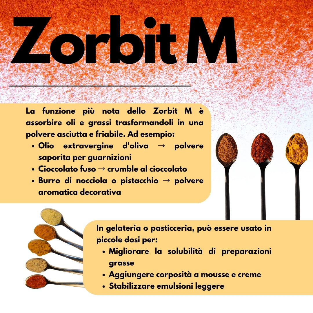 Zorbit M - Amido modificato da Tapioca - Maltodestrina Derivata dalla Tapioca - SaporePuro