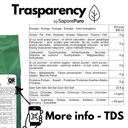 Citrato di Trisodio - E331iii - Regolatore di acidità alimentare - SaporePuro