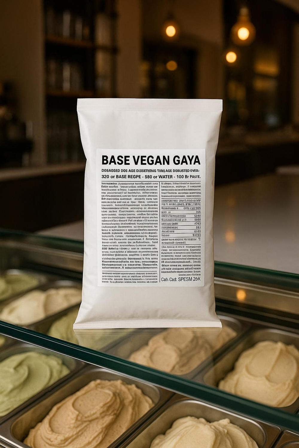 Base Gaya Vegan - Preparato per gelato vegan pronto all'uso - SaporePuro
