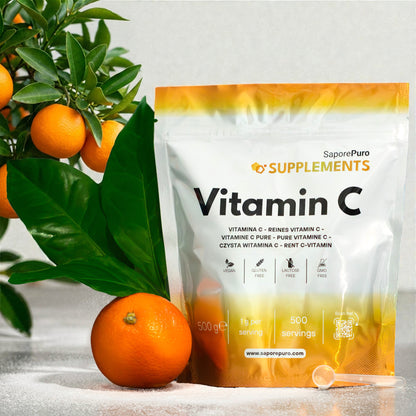 Vitamin C - Acido Ascorbico Puro - Integratore Alimentare - SUPPLEMENTS - SaporePuro