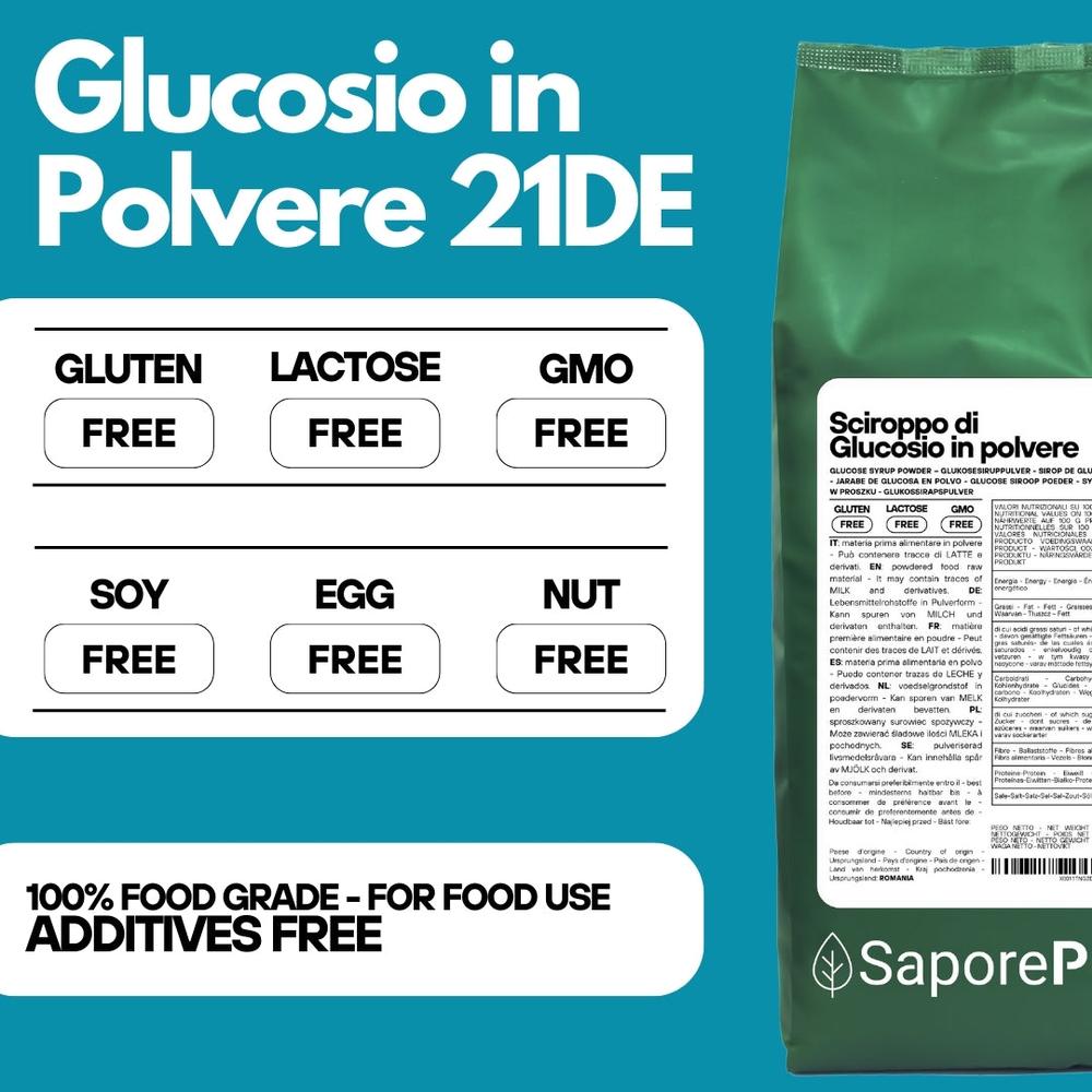 Sciroppo di glucosio in polvere 21DE | Ingredienti per | SaporePuro Sciroppo di glucosio in polvere 21DE | Ingredienti per | SaporePuro