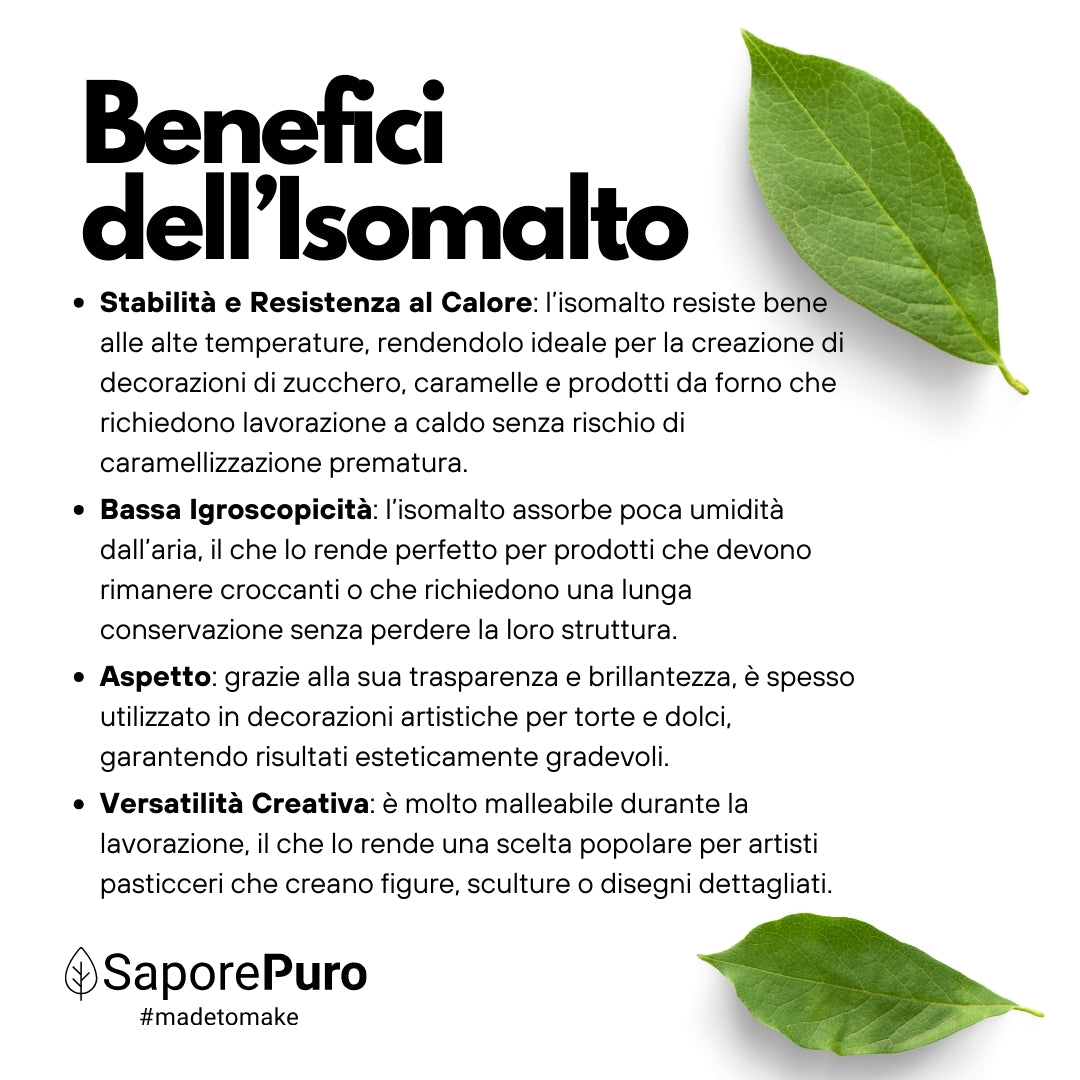 Isomalto - Origine Germania - Dolcificante - SaporePuro