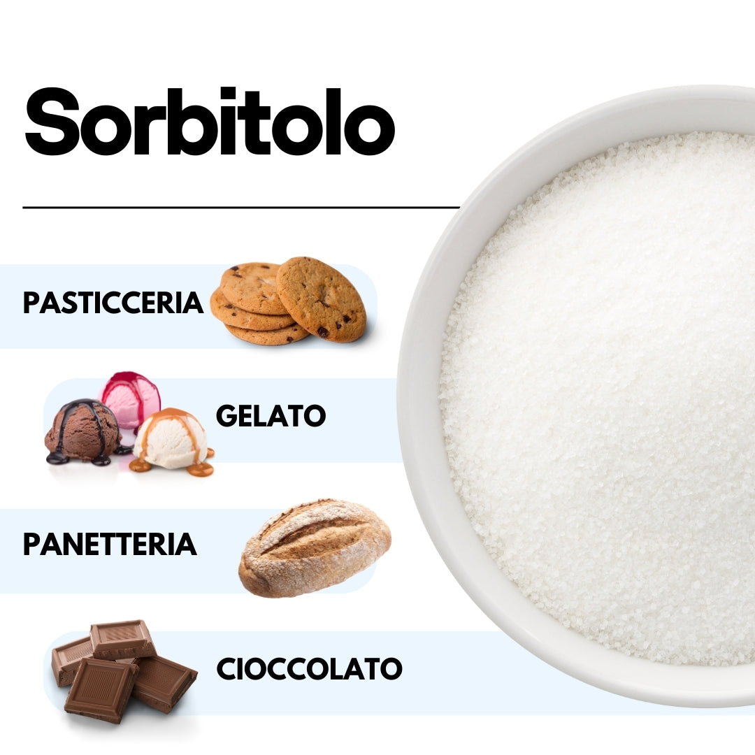 Sorbitolo SaporePuro: Il Dolcificante Versatile per Gelati Perfetti e Dolci Morbidi a Lungo - Sostituto dello Zucchero - SaporePuro