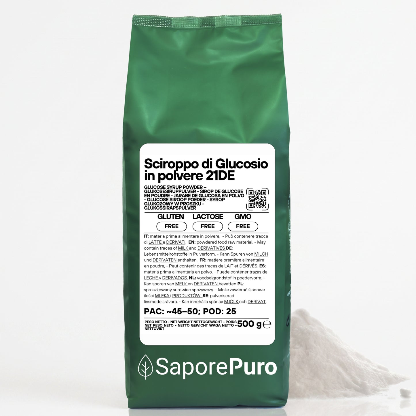Sciroppo di glucosio in polvere 21DE - Zucchero