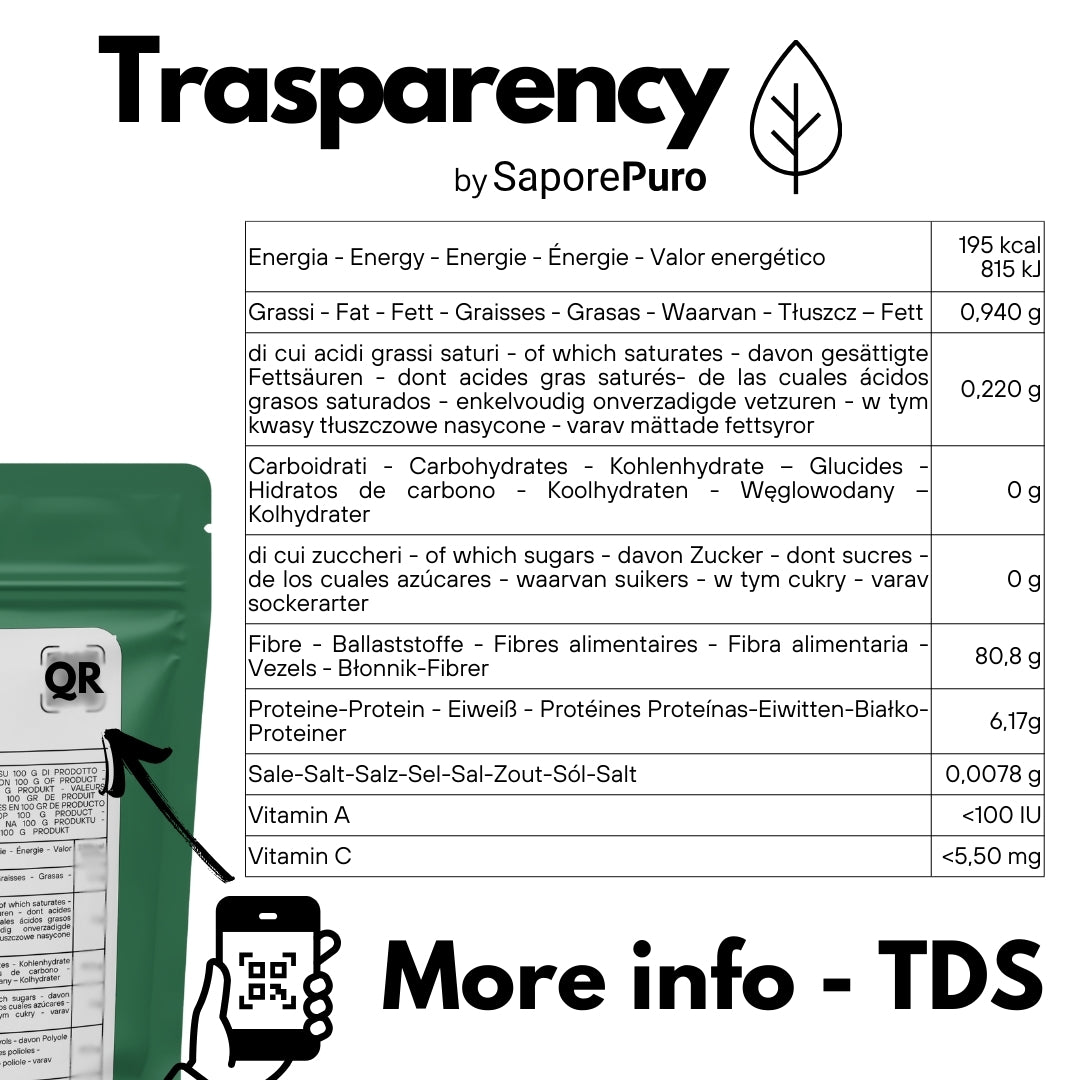 Farina di Semi di Carrube (E410) - origine ITALIA - SaporePuro
