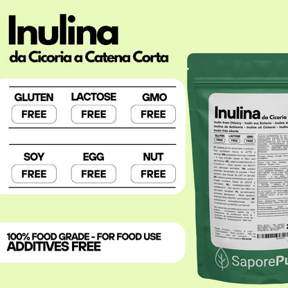 Inulina in polvere pura - 250gr - SaporePuro