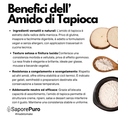 Amido di Tapioca Nativo SaporePuro: Scopri il Segreto di una Cucina Perfetta! - SaporePuro