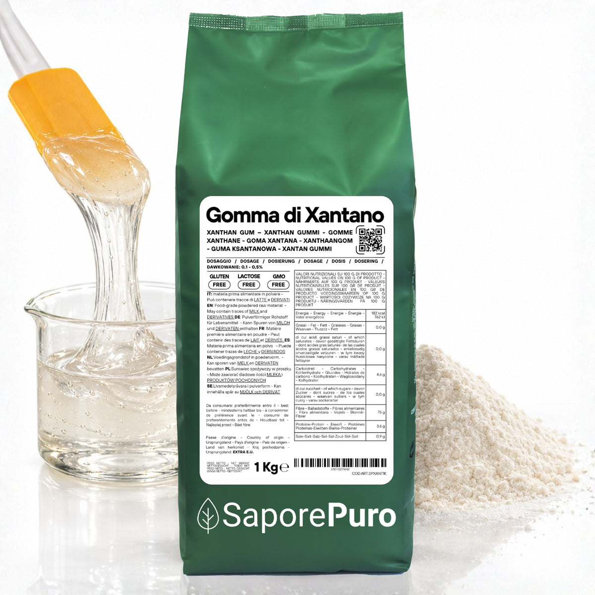Gomma di Xantano - E415 -  Confezionato in Italia