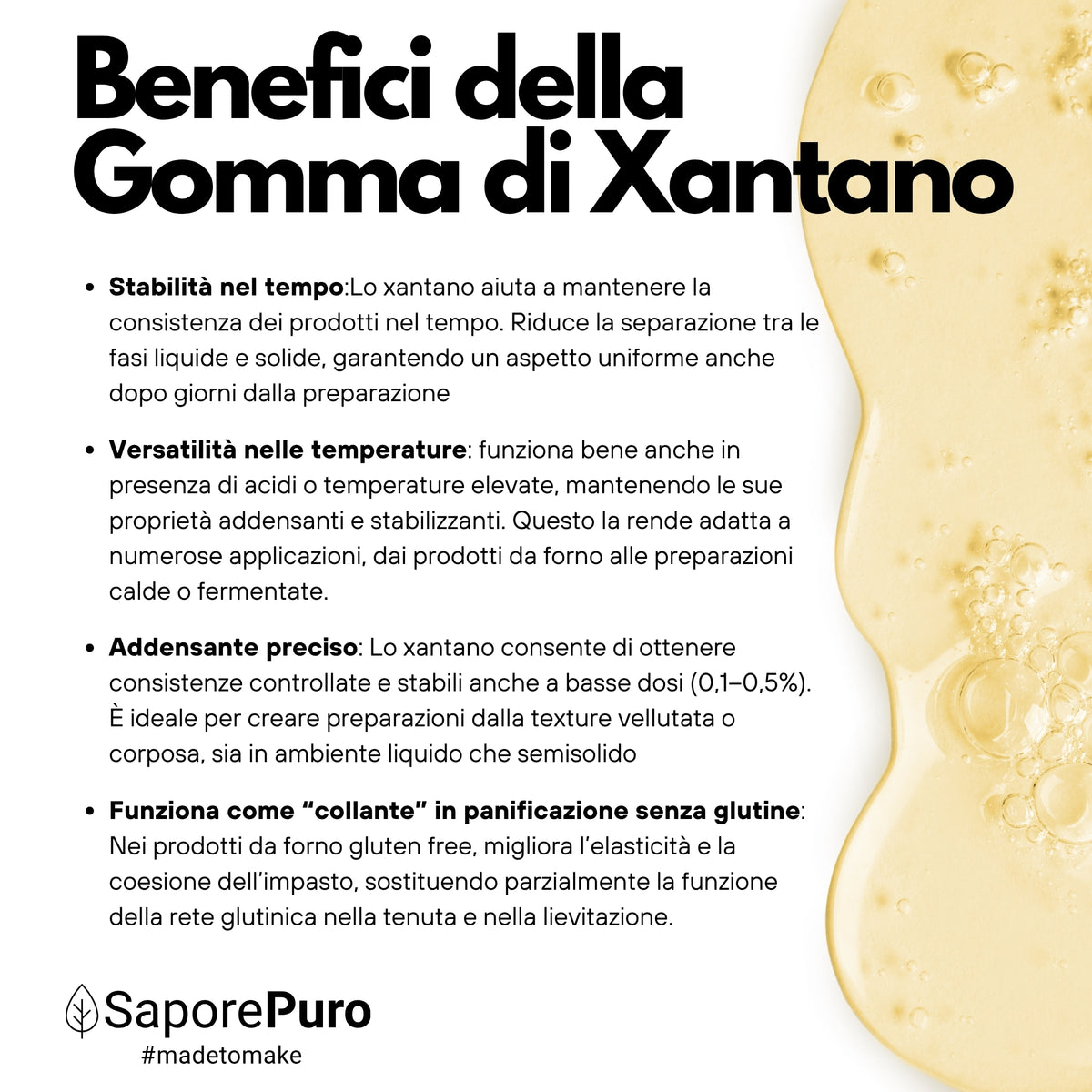 Gomma di Xantano - E415 -  Confezionato in Italia