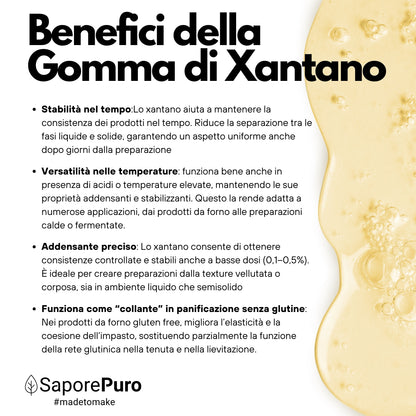 Gomma di Xantano - E415 -  Confezionato in Italia