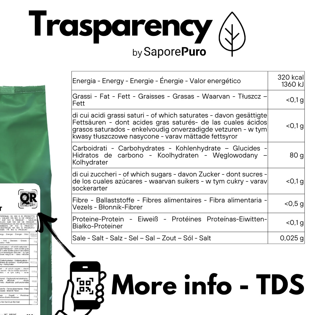 Fecola di Patate - 1kg - Confezionato in Italia - SaporePuro