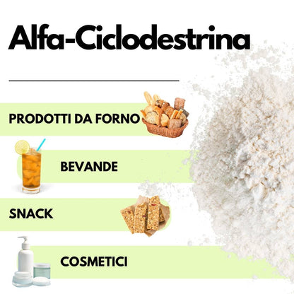 alfaciclodestrina - gelato - emulsionante