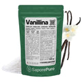 Vanillina pura di SaporePuro, aroma intenso e persistente, in confezione per aromatizzare dolci e dessert.