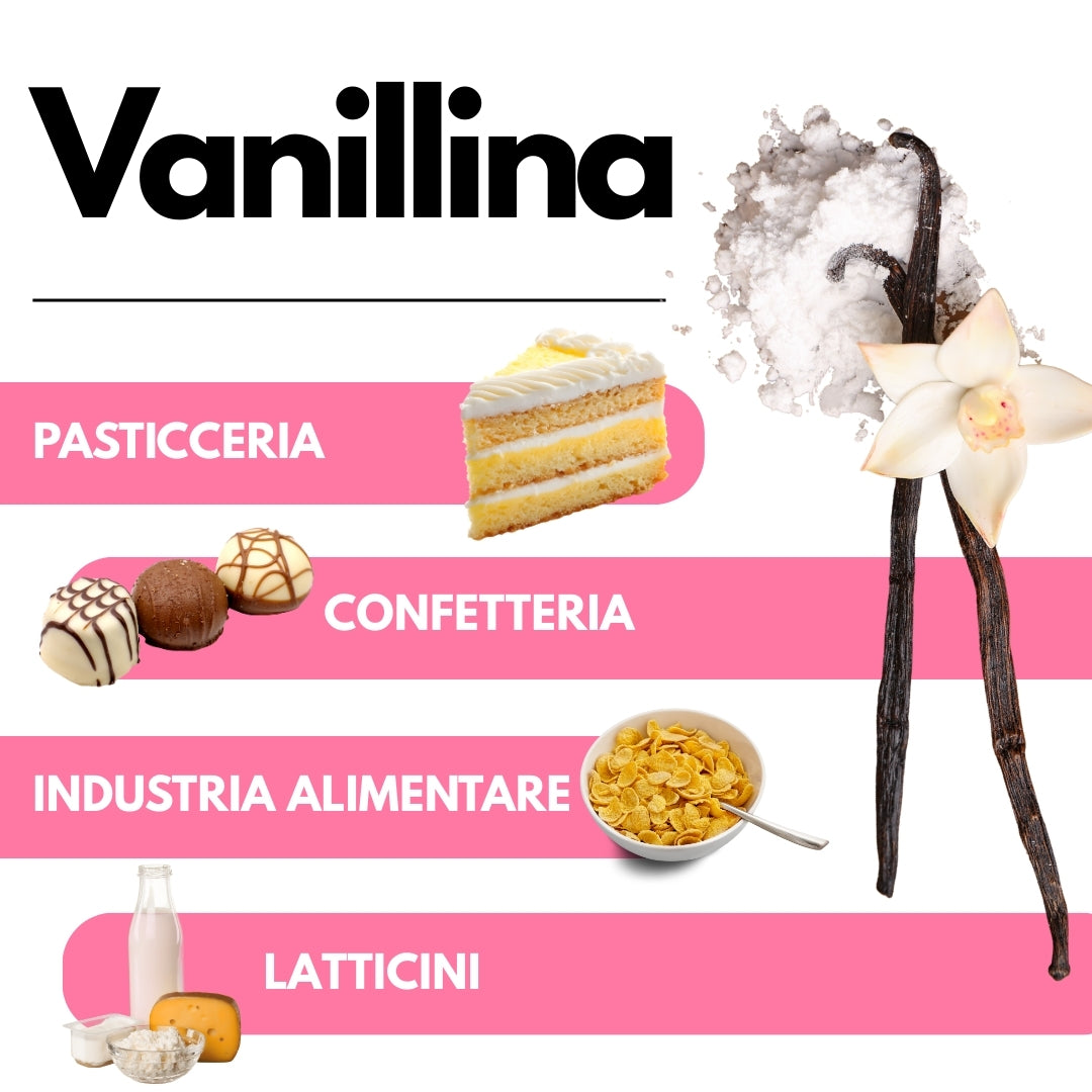 Vanillina Pura - Aroma intenso e persistente - SaporePuro