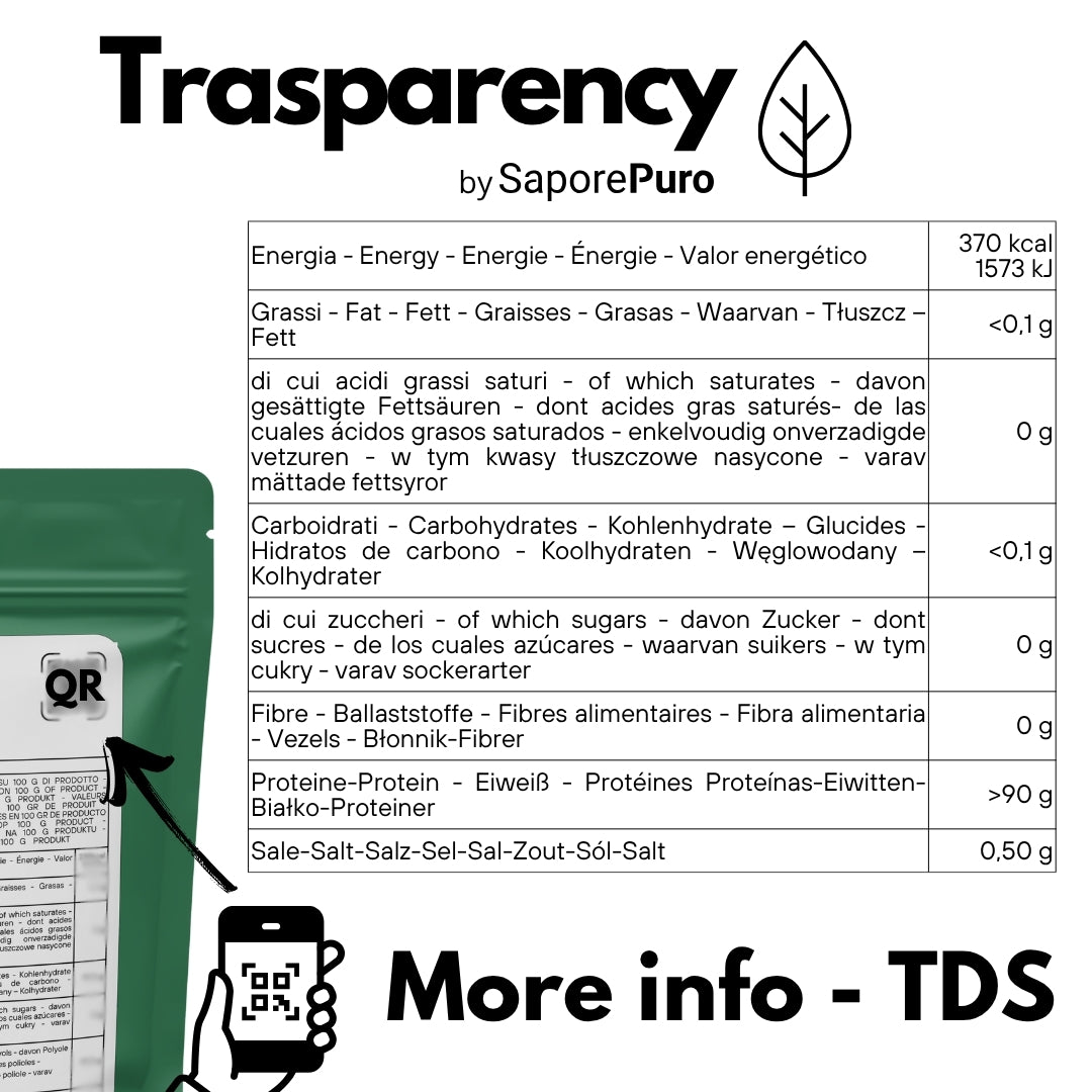 Gelatina Istantanea 200-220 bloom - Cold - Tipo A - E441 - SaporePuro