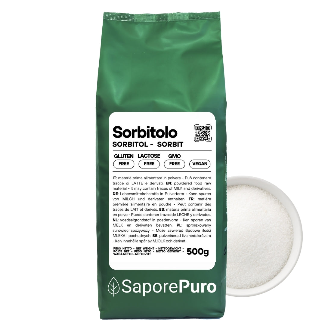 Sorbitolo SaporePuro: Il Dolcificante Versatile per Gelati Perfetti e Dolci Morbidi a Lungo - Sostituto dello Zucchero - SaporePuro
