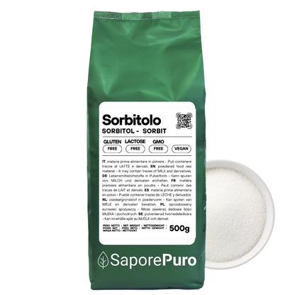 Sorbitolo SaporePuro: Il Dolcificante Versatile per Gelati Perfetti e Dolci Morbidi a Lungo - Sostituto dello Zucchero - SaporePuro